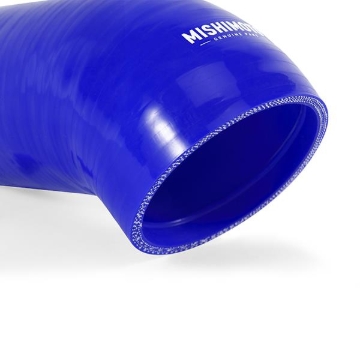 Picture of Mishimoto BMW E90/E92 w/ N52 Engine Blue Silicone Intake Boot
