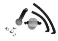 Picture of J&L 16-23 Toyota Tacoma 3.5L Driver Side Oil Separator 3.0 - Clear Anodized