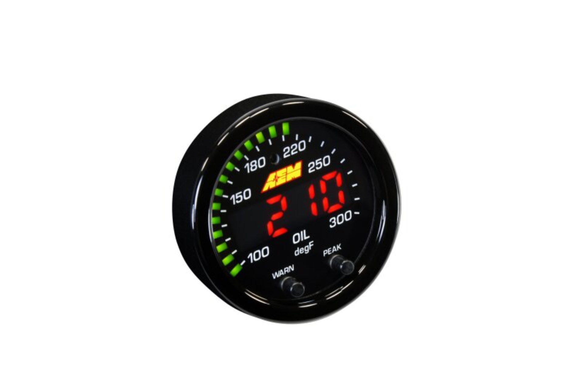 Picture of AEM X-Series Temperature 100-300F Gauge Kit (ONLY Black Bezel and Water Temp. Faceplate)