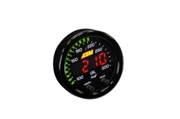 Picture of AEM X-Series Temperature 100-300F Gauge Kit (ONLY Black Bezel and Water Temp. Faceplate)
