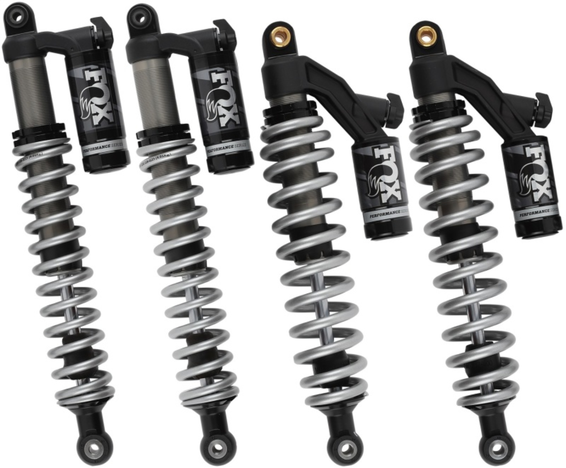 Picture of Fox Four Shock coilover Kit: 1.5 Performance series Piggyback QS3 Bolt On