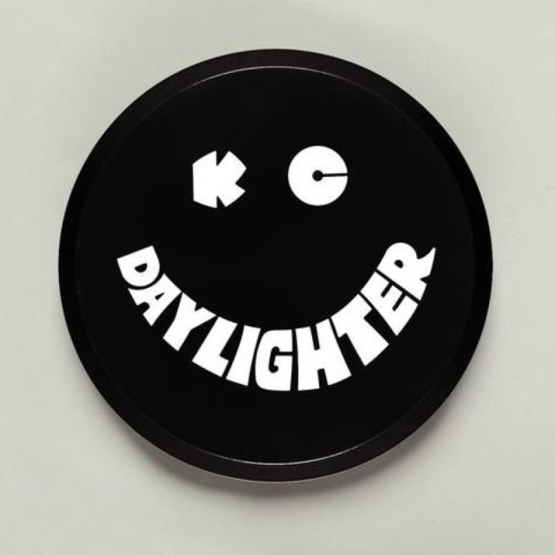 Picture of KC HiLiTES 6in. Round Hard Cover for Daylighter/SlimLite/Pro-Sport (Single) - Black w/White Smile