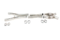 Picture of Kooks 06-13 Chevy Corvette C6 ZO6/ZR1 LS9/LS7 GREEN catted X-Pipe (Kooks Header Req)