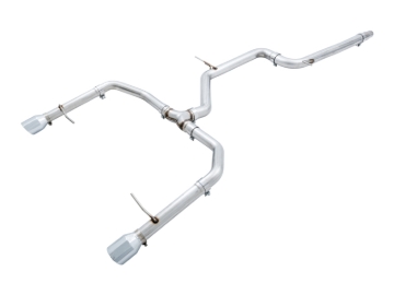 Picture of AWE Tuning 18-21 Volkswagen Jetta GLI Mk7 Track Edition Exhaust - Chrome Silver Tips (Fits OEM DP)
