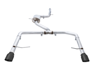 Picture of AWE Tuning 18-21 Volkswagen Jetta GLI Mk7 Track Exhaust - Diamond Black Tips (Fits High-Flow DP)