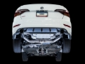 Picture of AWE Tuning 18-21 Volkswagen Jetta GLI Mk7 Track Exhaust - Chrome Silver Tips (Fits High-Flow DP)