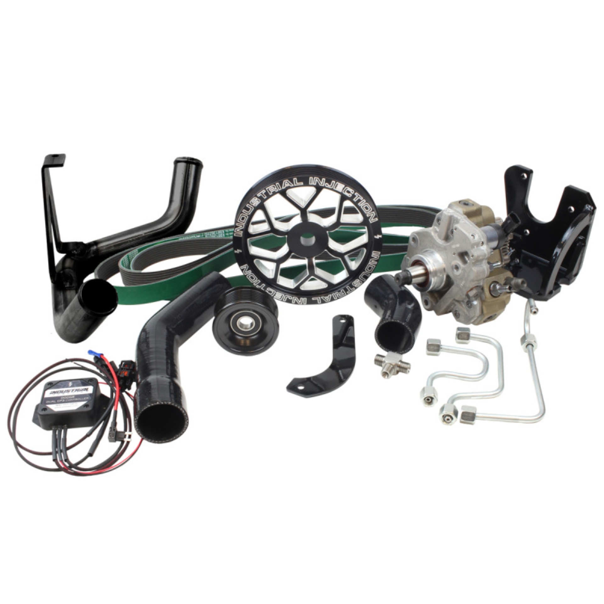 Picture of Industrial Injection 2003-14 Dodge 5.9L CR Dual Cp3 Kit Dodge 1200+ Hp w/ Pump