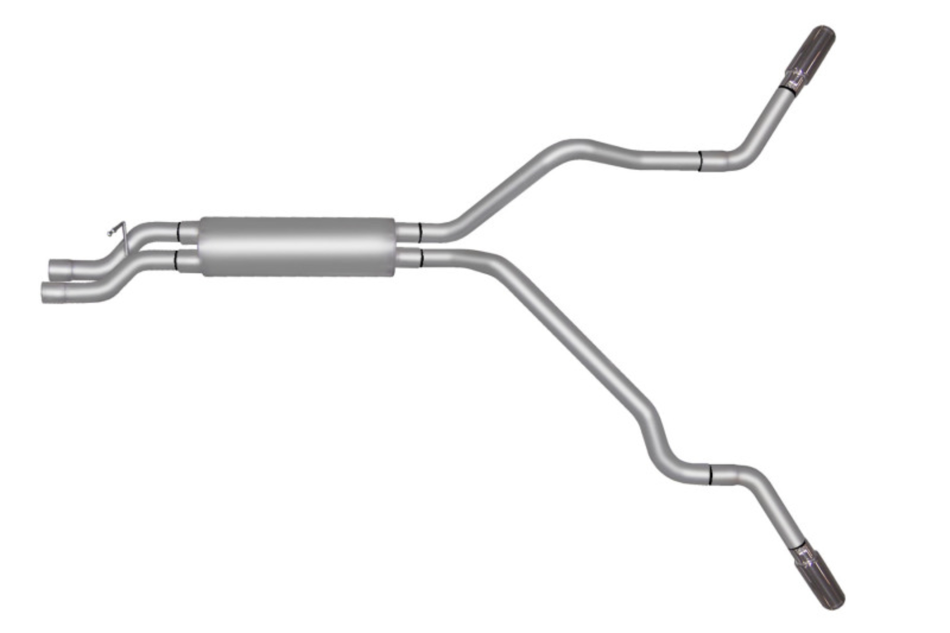 Picture of Gibson 02-05 Chevrolet Silverado 2500 HD Base 6.0L 2.5in Cat-Back Dual Extreme Exhaust - Aluminized