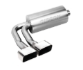 Picture of Gibson 99-05 Chevrolet Silverado 1500 Base 4.3L 2.5in Cat-Back Super Truck Exhaust - Aluminized