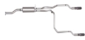 Picture of Gibson 98-99 Chevrolet S10 Base 4.3L 1.75in Cat-Back Dual Split Exhaust - Aluminized