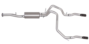 Picture of Gibson 07-12 Chevrolet Avalanche LS 5.3L 2.25in Cat-Back Dual Split Exhaust - Aluminized