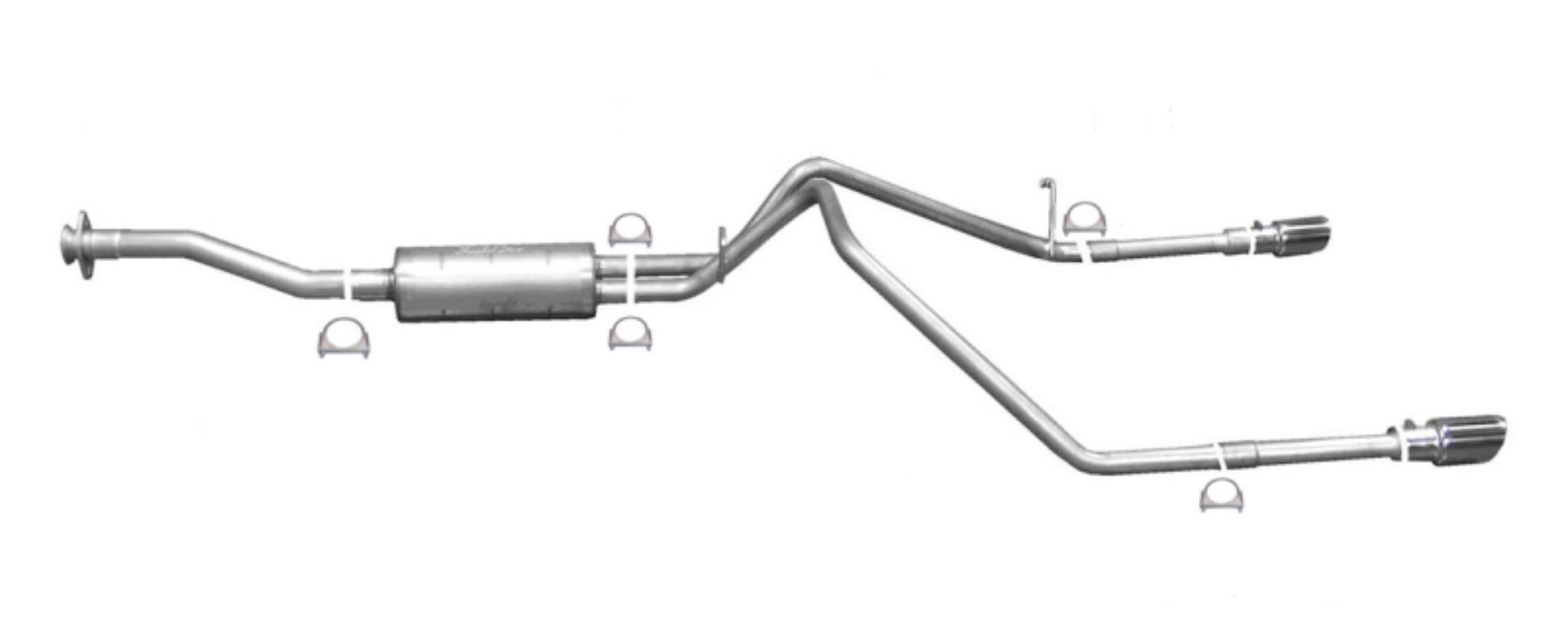 Picture of Gibson 15-22 Chevrolet Colorado LT 2.5L 2.25in Cat-Back Dual Split Exhaust - Aluminized