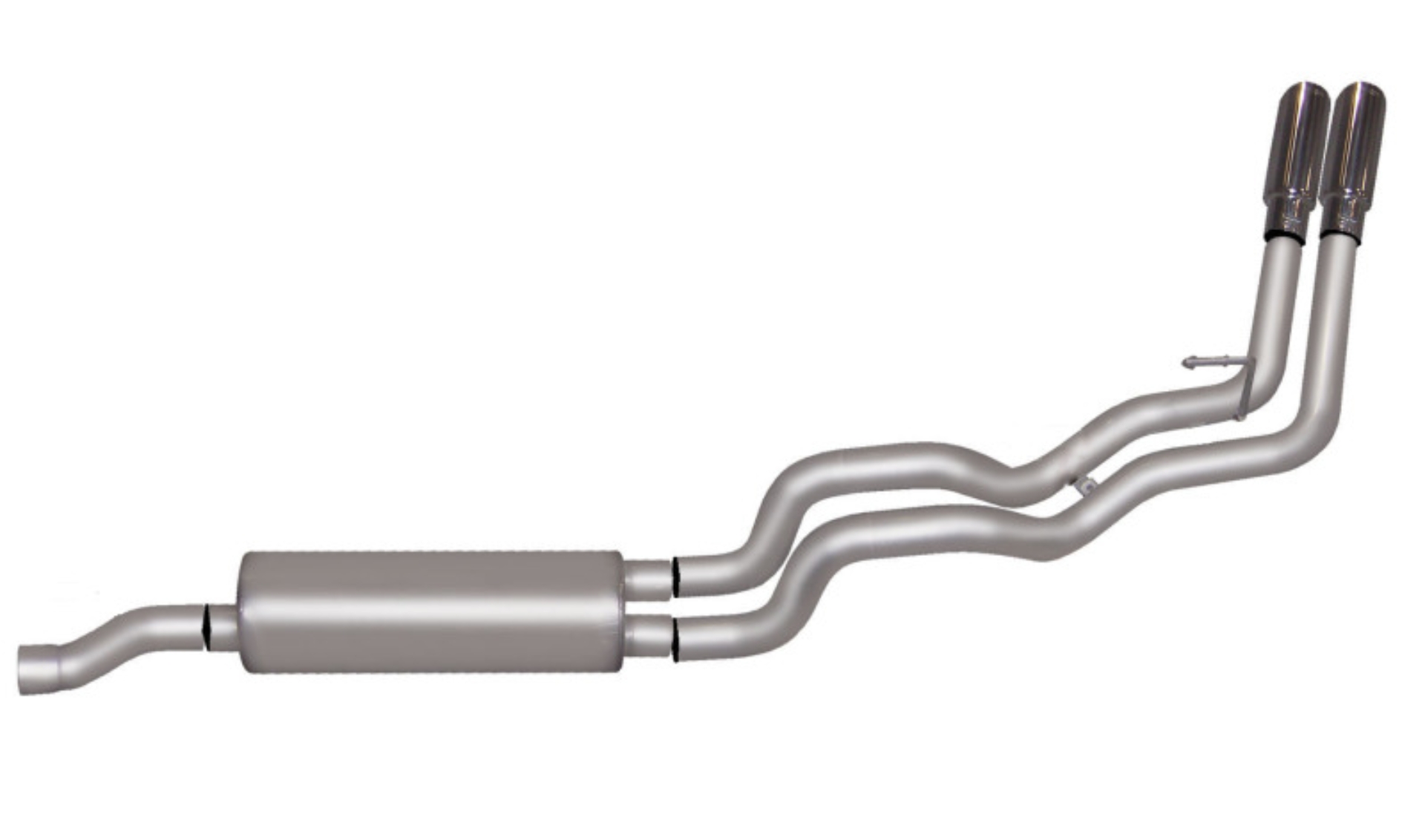 Picture of Gibson 09-10 Dodge Ram 1500 SLT 4.7L 2.25in Cat-Back Dual Sport Exhaust - Aluminized