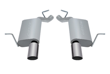 Picture of Gibson 11-18 Jeep Grand Cherokee Laredo 3.6L 2.25in Axle-Back Dual Exhaust - Aluminized