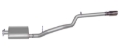 Picture of Gibson 00-04 Jeep TJ Sahara 4.0L 2.25in Cat-Back Single Exhaust - Aluminized