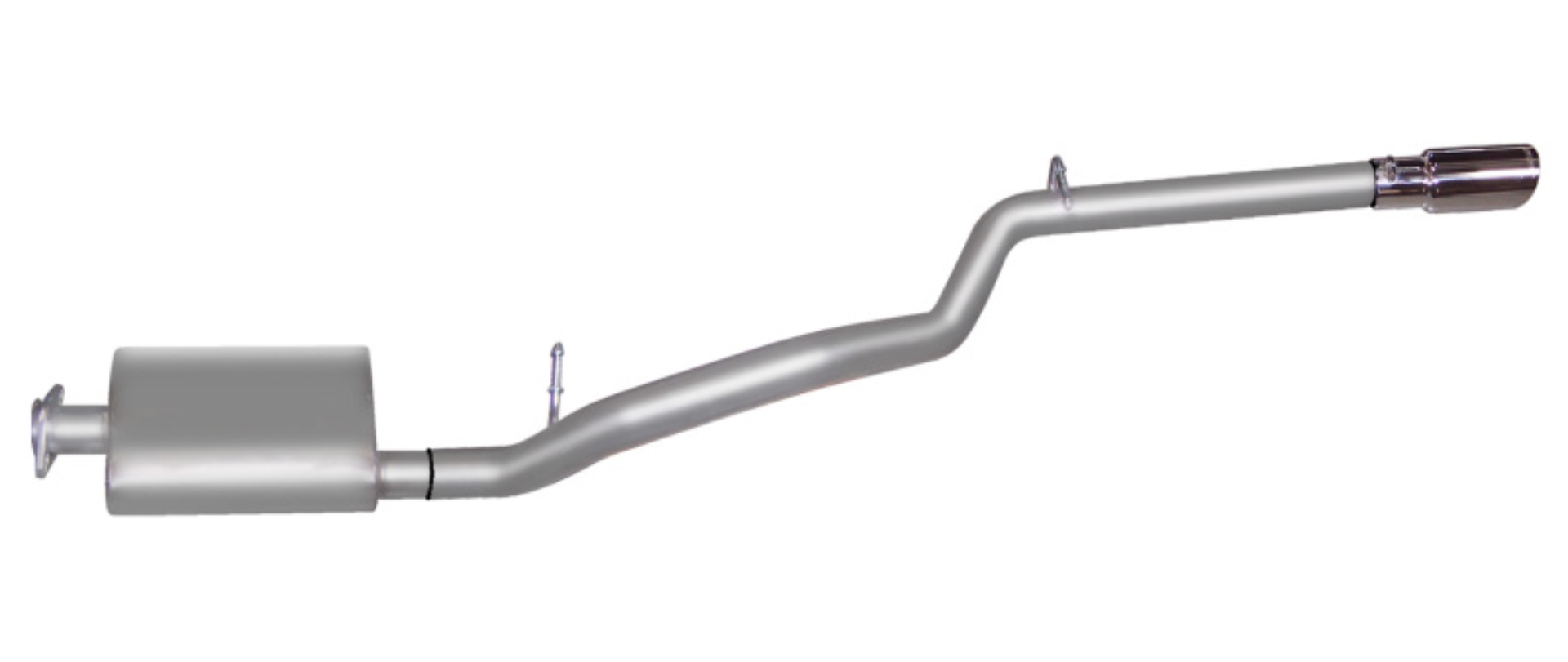 Picture of Gibson 00-04 Jeep TJ Sahara 4.0L 2.25in Cat-Back Single Exhaust - Aluminized