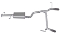 Picture of Gibson 07-14 Toyota FJ Cruiser Base 4.0L 2.5in Cat-Back Dual Split Exhaust - Aluminized