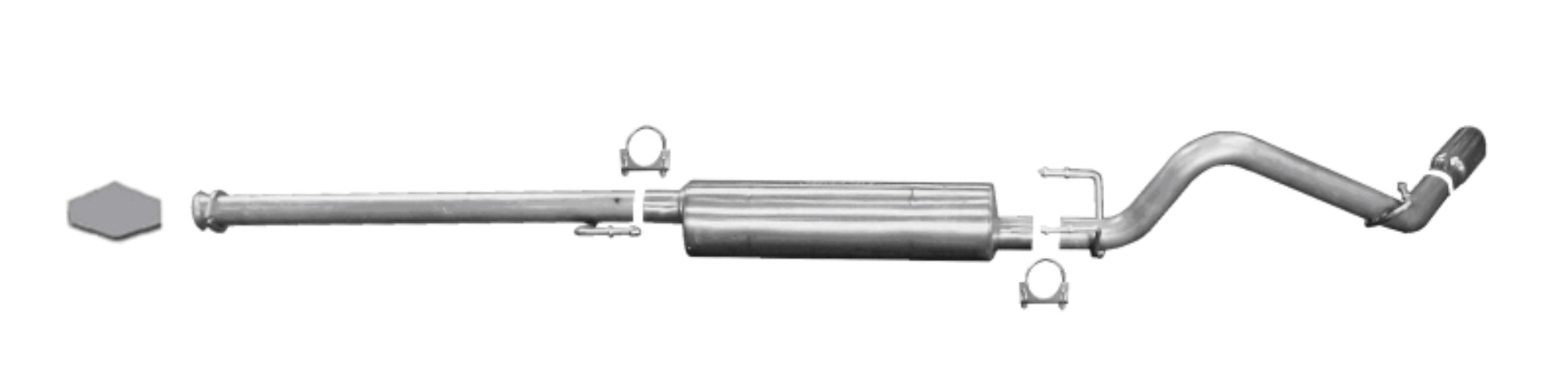 Picture of Gibson 05-13 Toyota Tacoma Base 4.0L 2.5in Cat-Back Single Exhaust - Aluminized