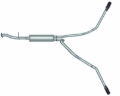 Picture of Gibson 99-01 Chevrolet Silverado 1500 Base 4.3L 2.5in Cat-Back Dual Extreme Exhaust - Stainless