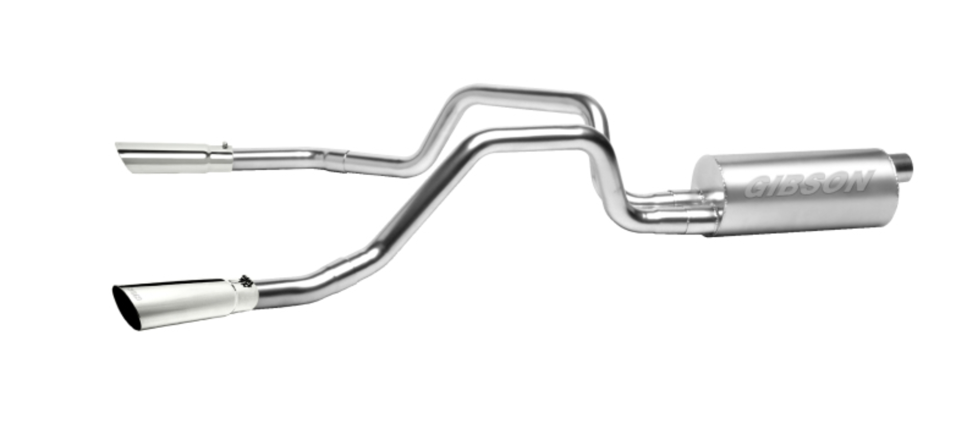 Picture of Gibson 99-05 Chevrolet Silverado 1500 Base 4.3L 2.5in Cat-Back Dual Split Exhaust - Stainless