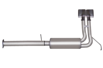 Picture of Gibson 96-97 Chevrolet C1500 Base 4.3L 2.5in Cat-Back Super Truck Exhaust - Stainless