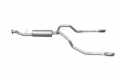 Picture of Gibson 99-05 Chevrolet Silverado 1500 Base 4.3L 2.5in Cat-Back Dual Split Exhaust - Stainless