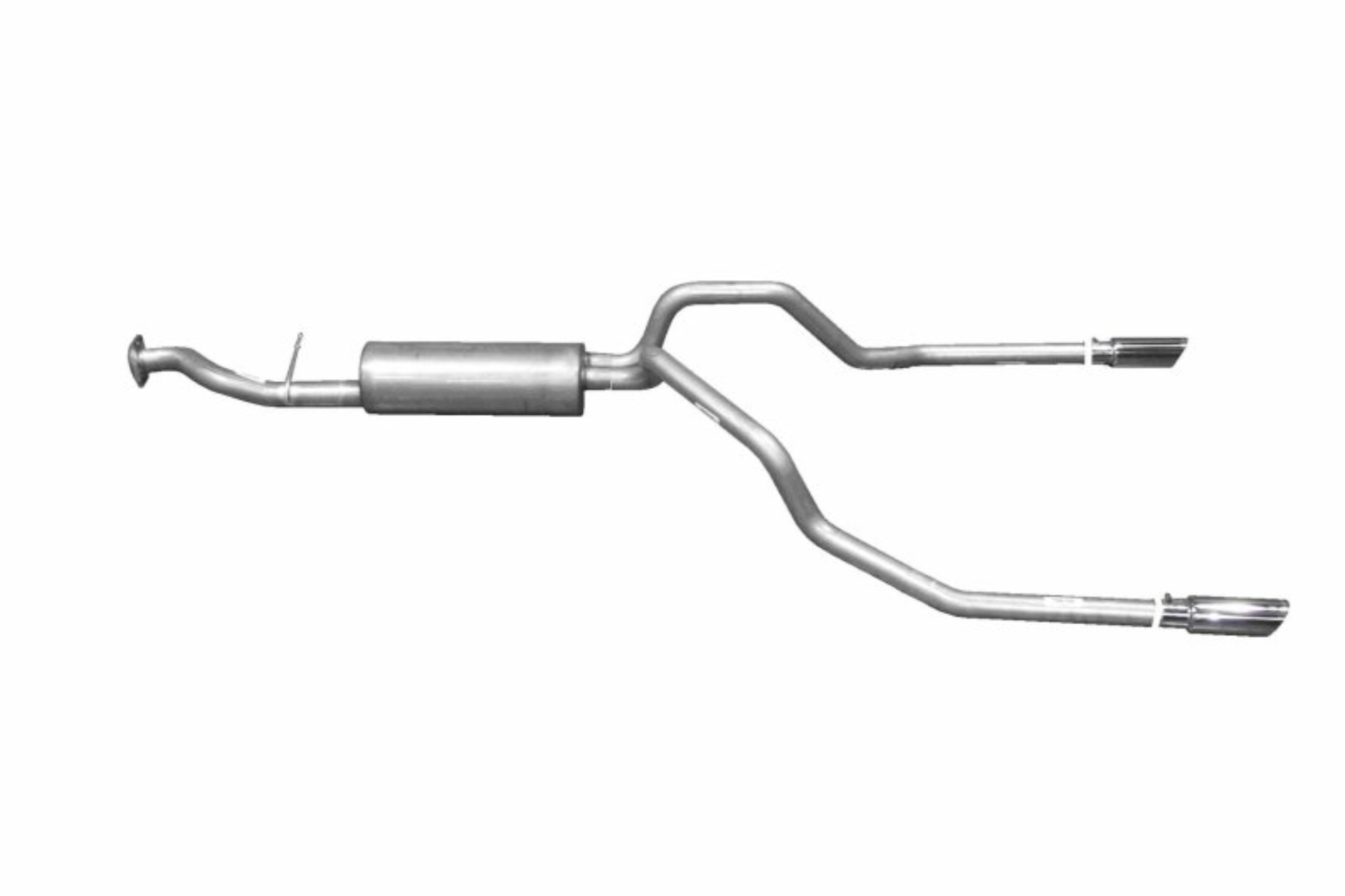 Picture of Gibson 99-05 Chevrolet Silverado 1500 Base 4.3L 2.5in Cat-Back Dual Split Exhaust - Stainless