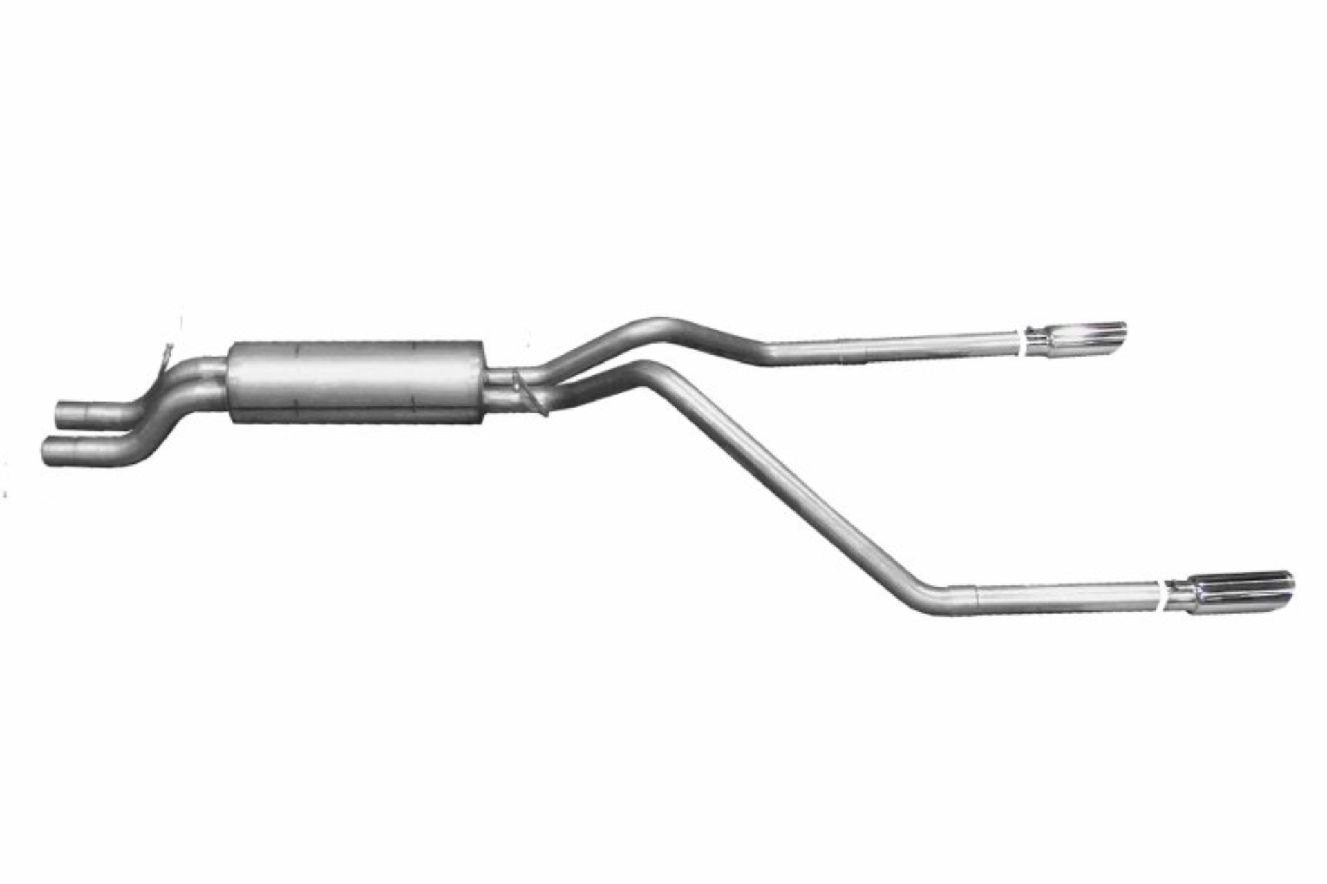 Picture of Gibson 01-05 Chevrolet Silverado 2500 HD Base 6.0L 2.5in Cat-Back Dual Split Exhaust - Stainless