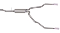 Picture of Gibson 99-05 Chevrolet Silverado 1500 Base 4.3L 2.5in Cat-Back Dual Split Exhaust - Stainless