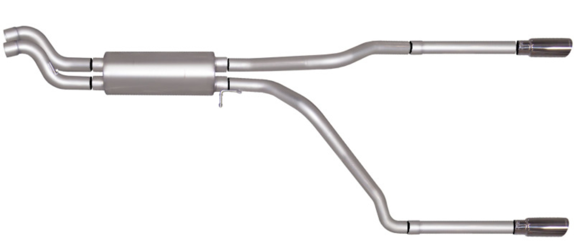 Picture of Gibson 01-05 Chevrolet Silverado 2500 HD Base 6.0L 2.5in Cat-Back Dual Split Exhaust - Stainless