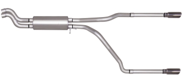 Picture of Gibson 01-05 Chevrolet Silverado 2500 HD Base 6.0L 2.5in Cat-Back Dual Split Exhaust - Stainless