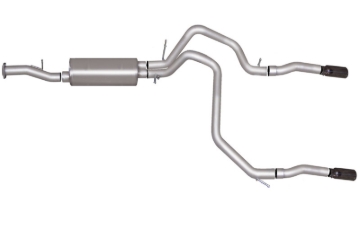 Picture of Gibson 07-09 Chevrolet Tahoe LS 4.8L 2.25in Cat-Back Dual Split Exhaust - Stainless