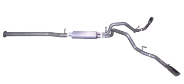 Picture of Gibson 08-09 Chevrolet Silverado 1500 LS 4.8L 2.25in Cat-Back Dual Extreme Exhaust - Stainless