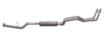 Picture of Gibson 07-09 Chevrolet Silverado 2500 HD LT 6.0L 2.5in Cat-Back Dual Sport Exhaust - Stainless