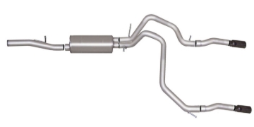 Picture of Gibson 10-14 Chevrolet Tahoe LS 5.3L 2.25in Cat-Back Dual Split Exhaust - Stainless