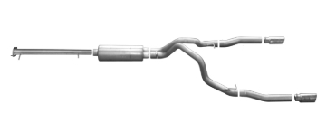 Picture of Gibson 15-19 GMC Sierra 2500 HD Base 6.0L 3in Cat-Back Dual Split Exhaust - Stainless