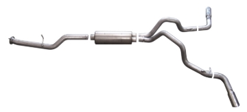 Picture of Gibson 15-19 GMC Sierra 2500 HD Base 6.0L 3.5in/3in Cat-Back Dual Extreme Exhaust - Stainless