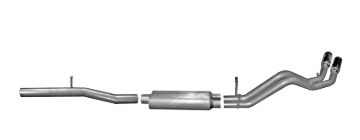 Picture of Gibson 14-18 GMC Sierra 1500 Base 5.3L 3in/2.25in Cat-Back Dual Sport Exhaust - Stainless