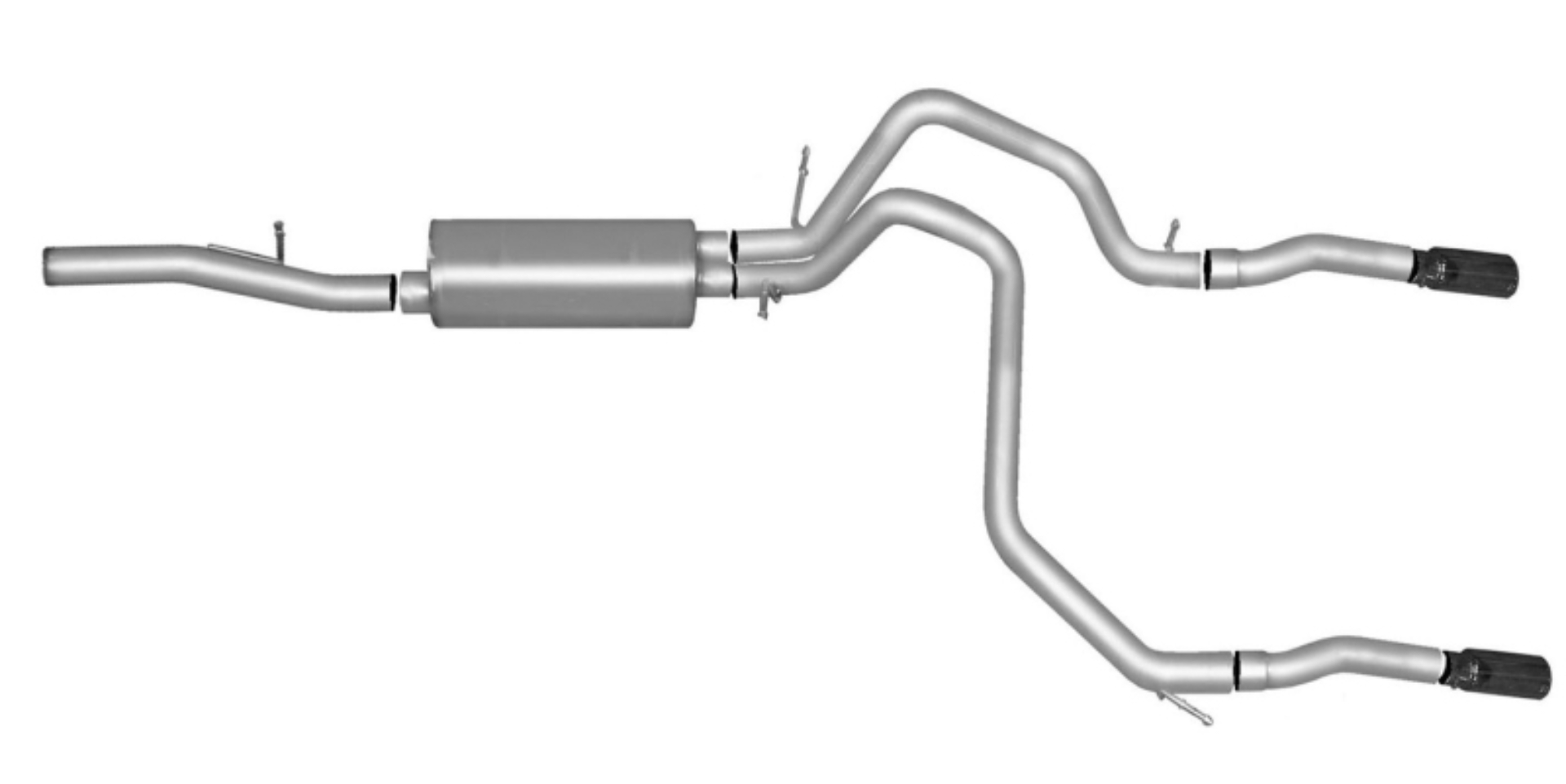 Picture of Gibson 10-19 Chevrolet Tahoe LS 5.3L 2.25in Cat-Back Dual Split Exhaust - Stainless