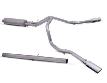 Picture of Gibson 19-22 GMC Sierra 1500 Denali 5.3L 3in/2.5in Cat-Back Dual Extreme Exhaust - Stainless