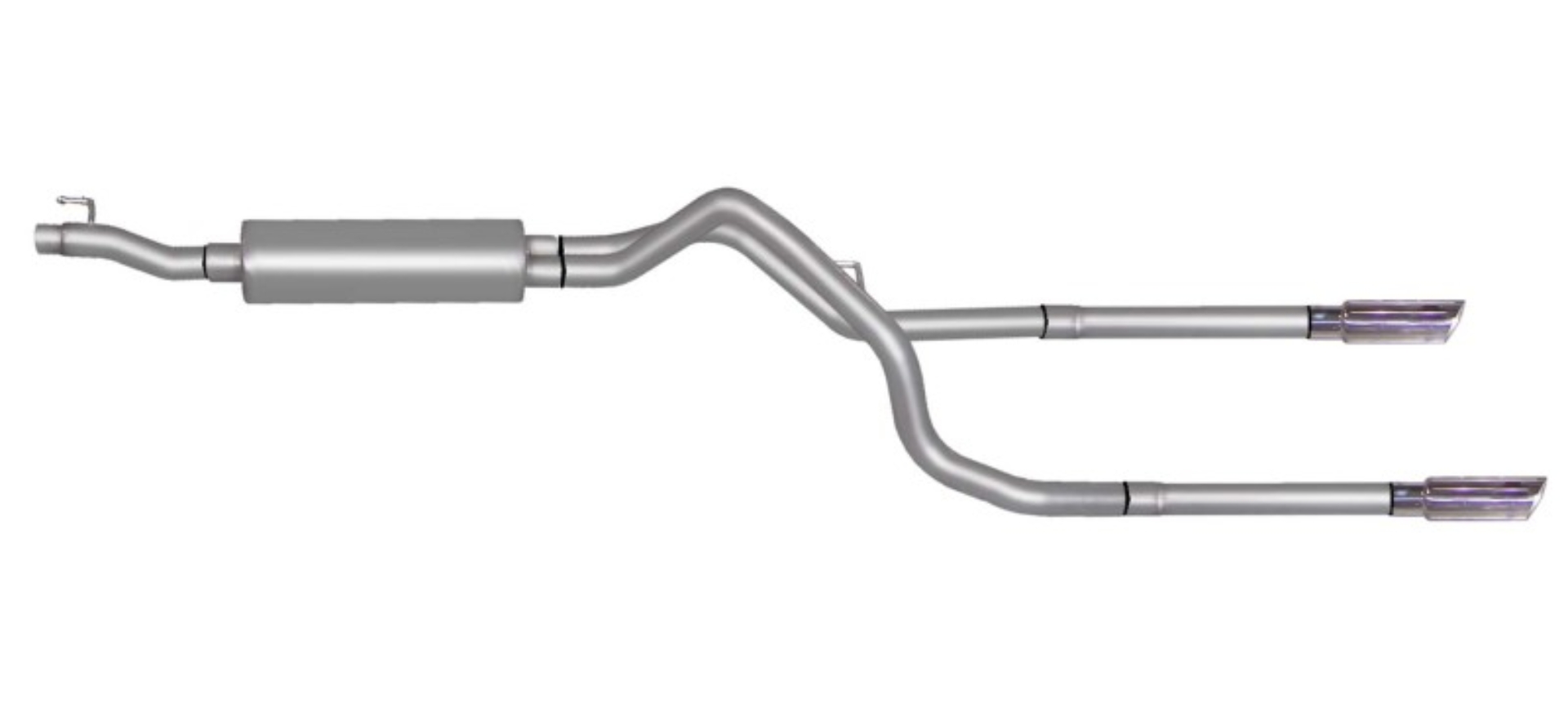 Picture of Gibson 02-05 Dodge Ram 1500 SLT 4.7L 2.5in Cat-Back Dual Split Exhaust - Stainless