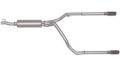Picture of Gibson 04-05 Dodge Ram 1500 SLT 5.7L 2.5in Cat-Back Dual Split Exhaust - Stainless