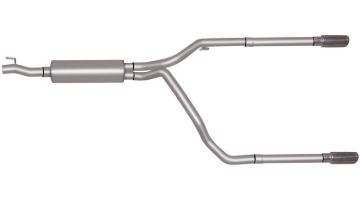 Picture of Gibson 04-05 Dodge Ram 1500 SLT 5.7L 2.5in Cat-Back Dual Split Exhaust - Stainless