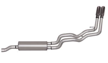 Picture of Gibson 2008 Dodge Ram 1500 SLT 4.7L 2.5in Cat-Back Dual Sport Exhaust - Stainless