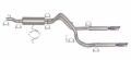 Picture of Gibson 06-08 Dodge Ram 1500 Laramie 5.7L 2.5in Cat-Back Dual Split Exhaust - Stainless