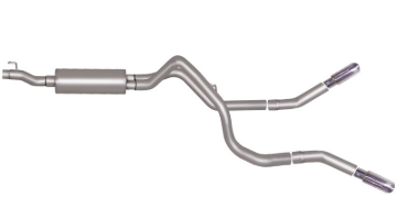 Picture of Gibson 06-08 Dodge Ram 1500 Laramie 5.7L 2.5in Cat-Back Dual Extreme Exhaust - Stainless