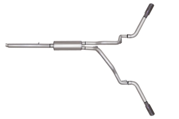 Picture of Gibson 05-07 Dodge Dakota Laramie 3.7L 2.5in Cat-Back Dual Extreme Exhaust - Stainless