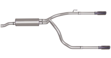 Picture of Gibson 11-18 Ram 1500 Big Horn 5.7L 2.5in Cat-Back Dual Split Exhaust - Stainless