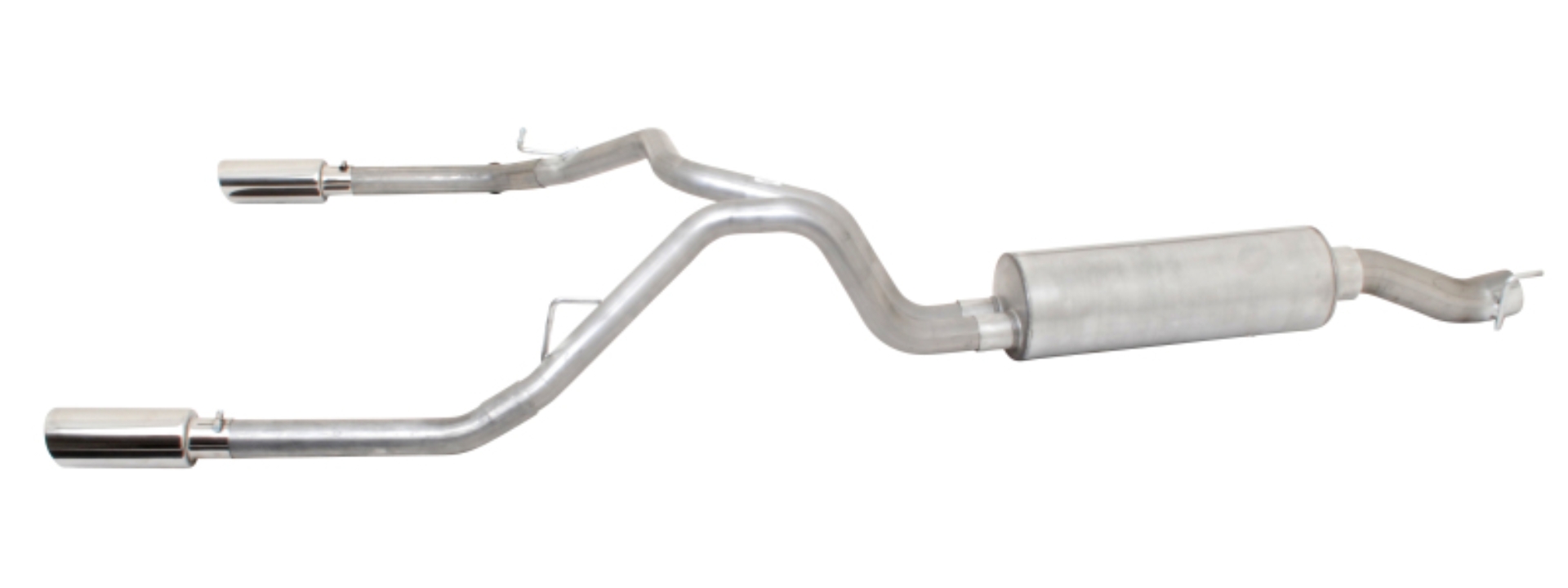 Picture of Gibson 14-17 Ram 2500 Big Horn 6.4L 2.5in Cat-Back Dual Split Exhaust - Stainless