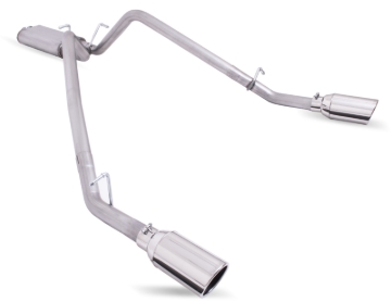Picture of Gibson 2019 Ram 1500 Big Horn 5.7L 2.5in Cat-Back Dual Split Exhaust - Stainless